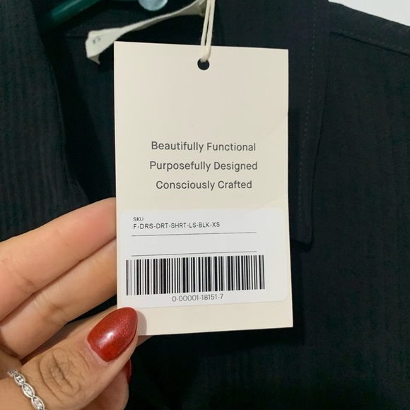 Everlane The Mini Jacquard Stripe Shirt Dress XS new - Picture 4 of 14